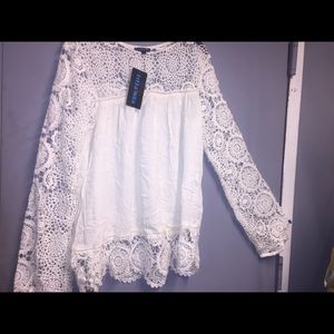 Crochet lace top